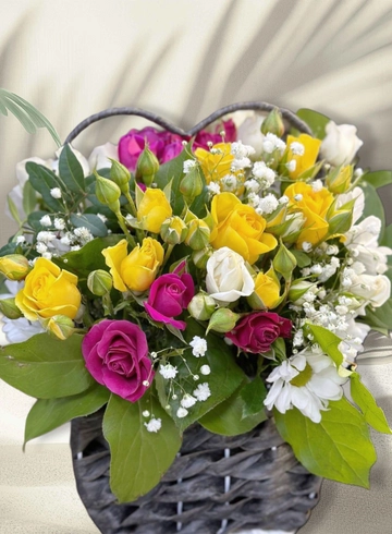 Композиция «Радуга» от интернет-магазина цветов в 