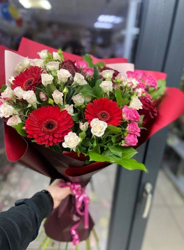 Сборный букет «Ноты души» от интернет-магазина цветов в 