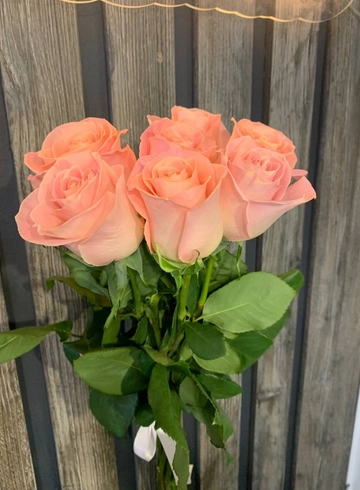 Монобукет 7 роз «Первое свидание» от интернет-магазина цветов в 